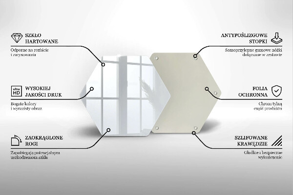 Tábua de corte Cor branca