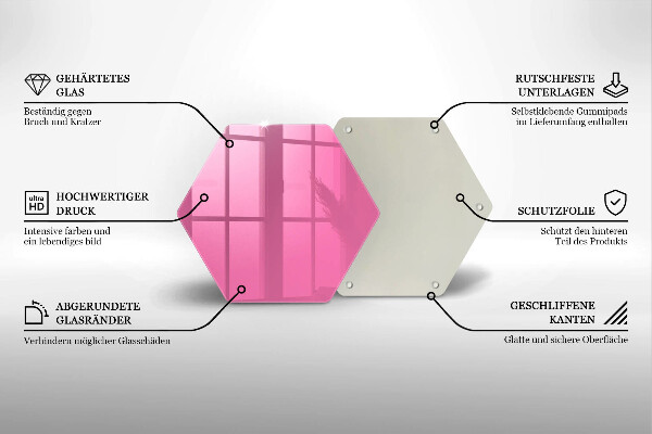 Tábua cozinha Cor rosa