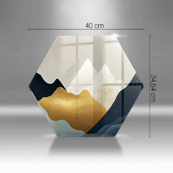 Tábua cozinha Montanhas abstratas