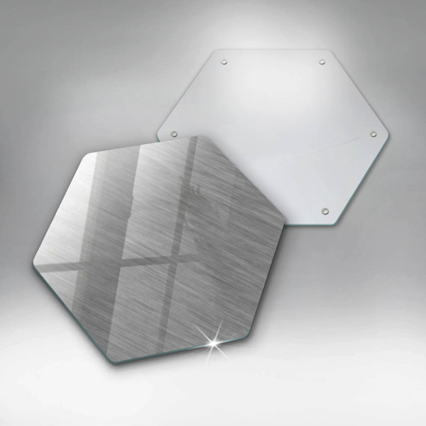 Tábua de vidro Fundo de textura metálica