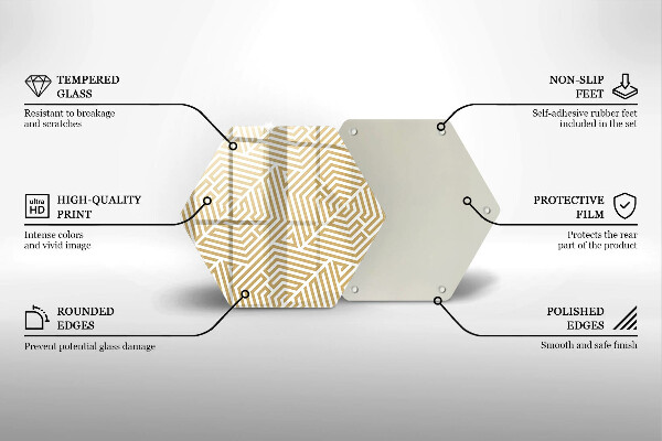 Tábua para corte Linhas geométricas