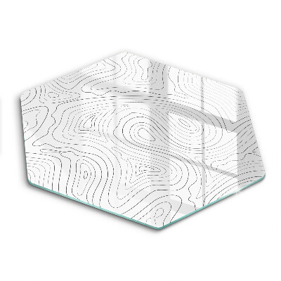 Tábua de cortar alimentos Formas abstratas