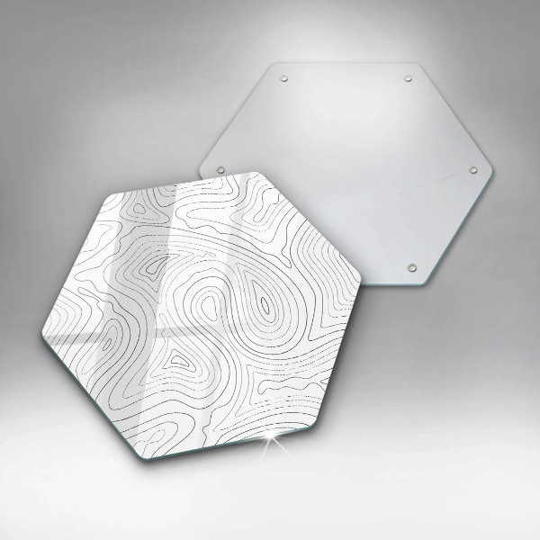 Tábua de cortar alimentos Formas abstratas