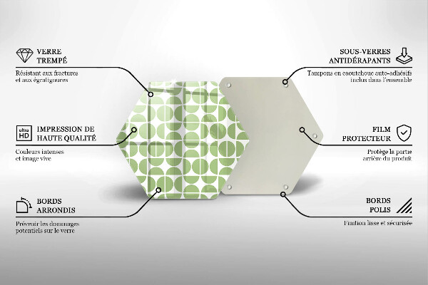 Tábua para corte Padrão de formas boho