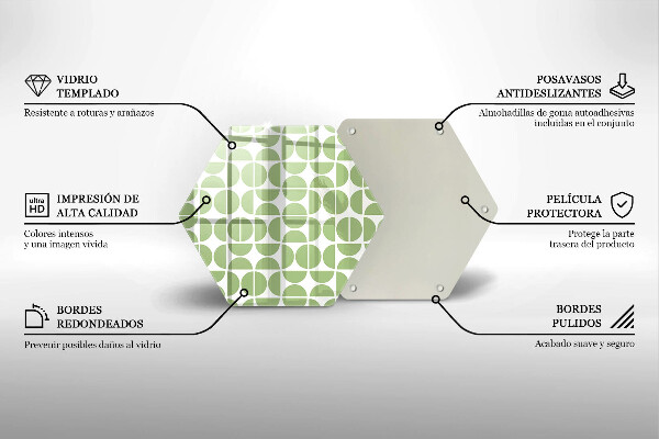 Tábua para corte Padrão de formas boho