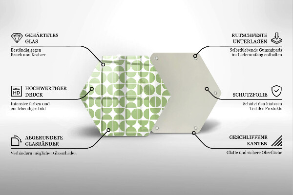 Tábua para corte Padrão de formas boho