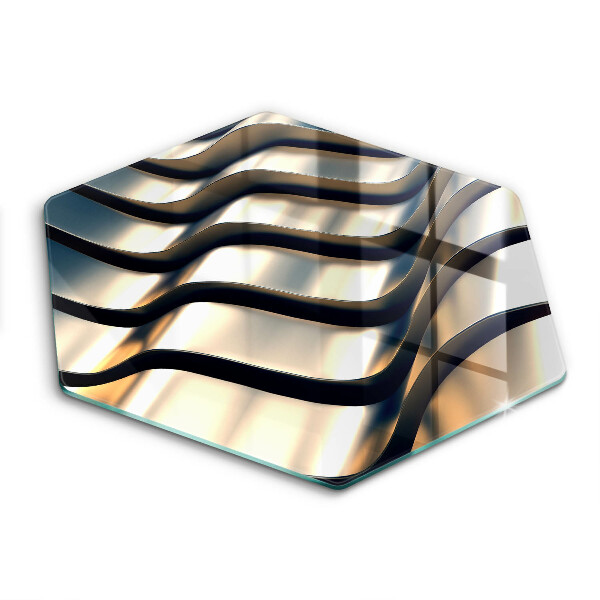 Tábua de cortar de vidro Forme Metalice 3D