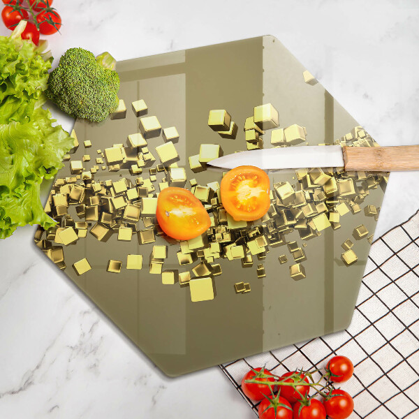 Tábua de cortar Geometria 3D abstrata