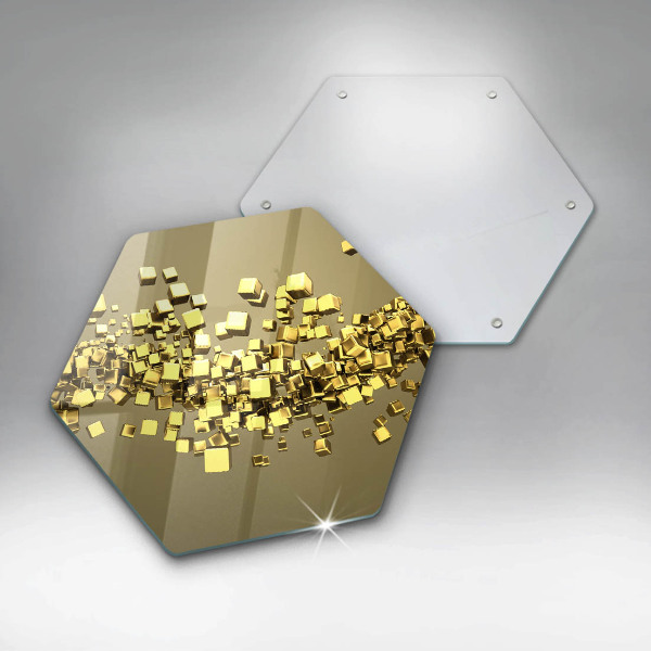 Tábua de cortar Geometria 3D abstrata