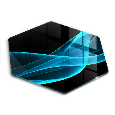 Tábua de corte Abstração azul