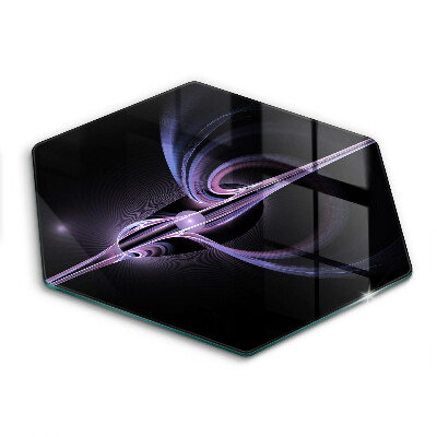 Tábua de corte de vidro Abstração moderna