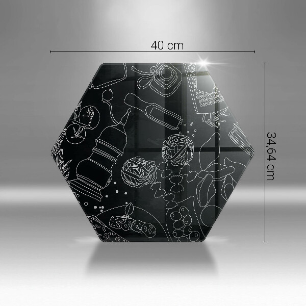 Tábua de cortar de vidro Acessórios de cozinha