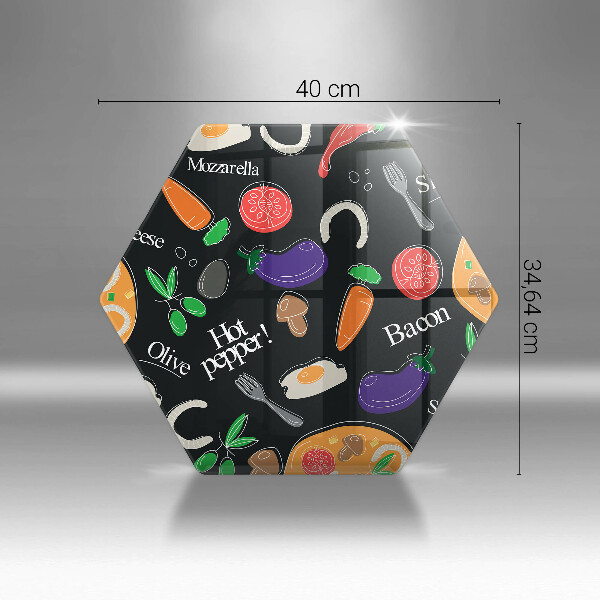 Tábua de corte Ilustração de alimentos