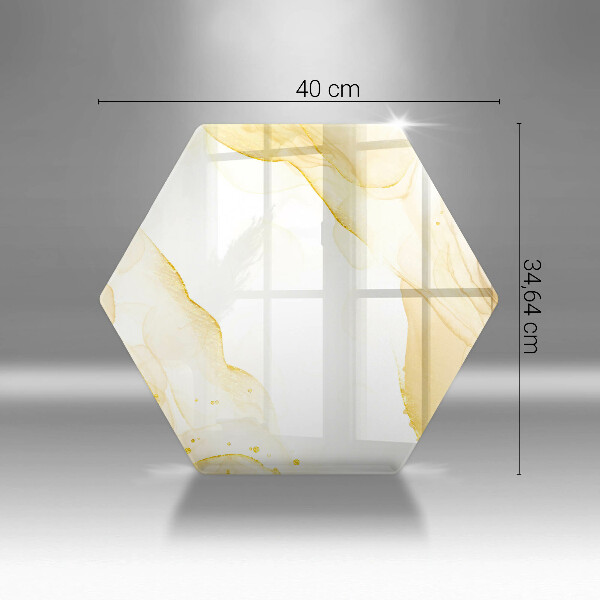 Tábua para cozinha Abstração dourada