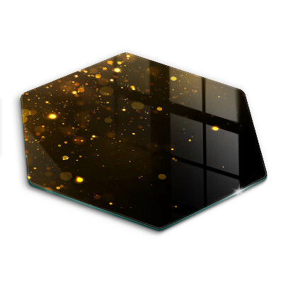 Tábua de cortar Glitter dourado