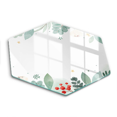 Tábua para corte Folhas de aquarela