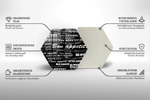 Tábua corte Legendas de cozinha Bom apetite