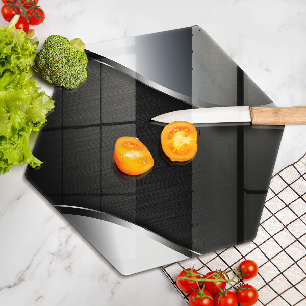 Tábua de vidro Abstração de metal