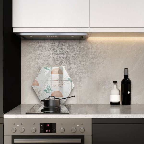 Tábua de cortar Padrão de folha Boho