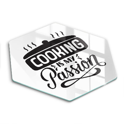 Tábua para cozinha Cozinhar é minha paixão