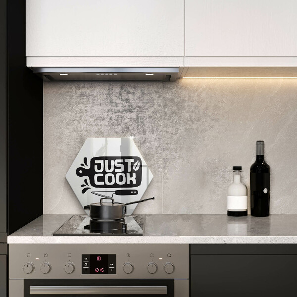 Tábua corte Placa de cozinha "Just Cook"
