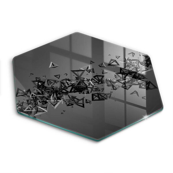 Tábua de corte de vidro Forme 3D Abstracte