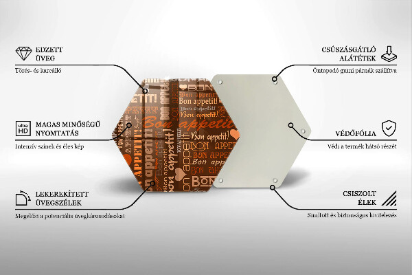 Tábua de corte legendas de bom apetite