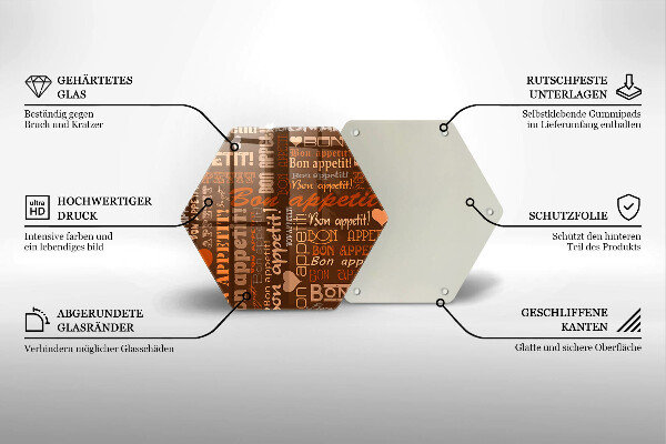 Tábua de corte legendas de bom apetite