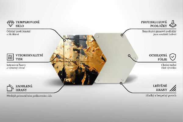 Tábua de cortar Textura de tinta elegante