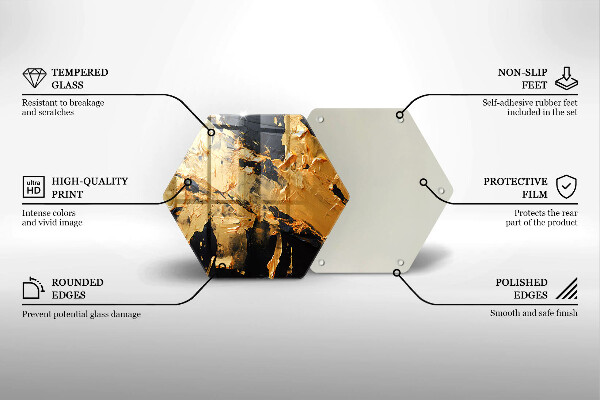 Tábua de cortar Textura de tinta elegante