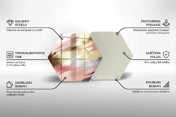 Tábua para cozinha Manchas pastel