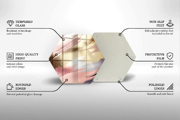 Tábua para cozinha Manchas pastel