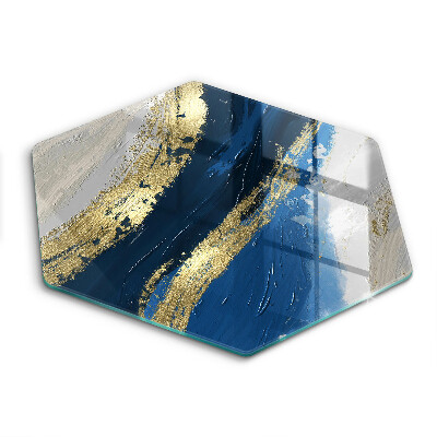 Tábua corte Textura com ouro