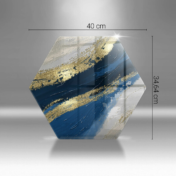 Tábua corte Textura com ouro