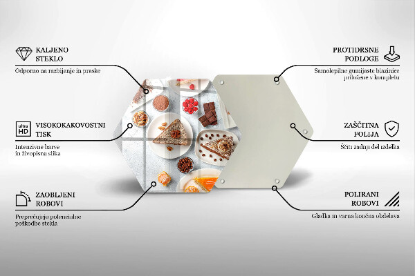 Tábua de cortar alimentos Bolos doces