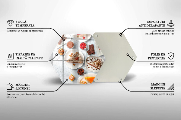 Tábua de cortar alimentos Bolos doces
