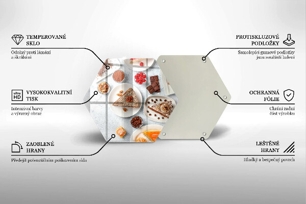 Tábua de cortar alimentos Bolos doces