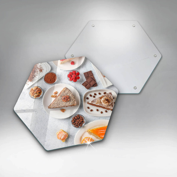 Tábua de cortar alimentos Bolos doces