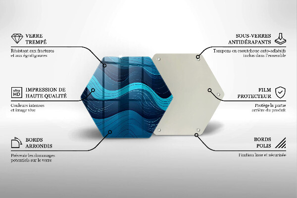 Tábua para corte Ondas abstratas