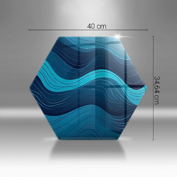 Tábua para corte Ondas abstratas