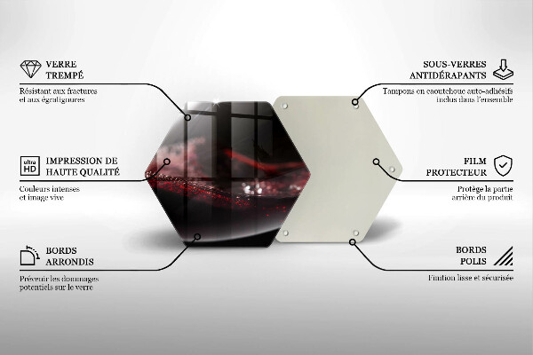 Tábua para cozinha Um copo de vinho tinto