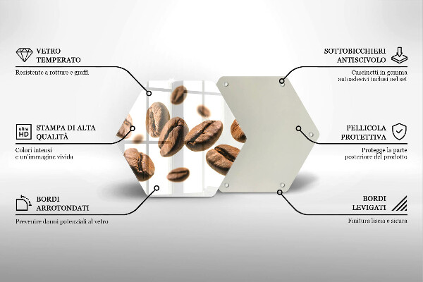 Tábua para corte Grãos de café