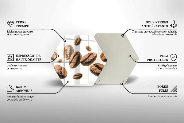 Tábua para corte Grãos de café