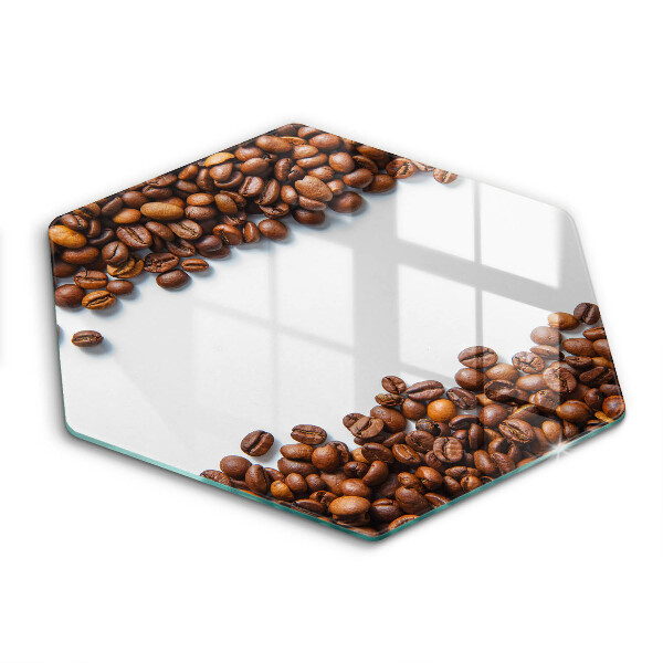Tábua de vidro Grãos de café