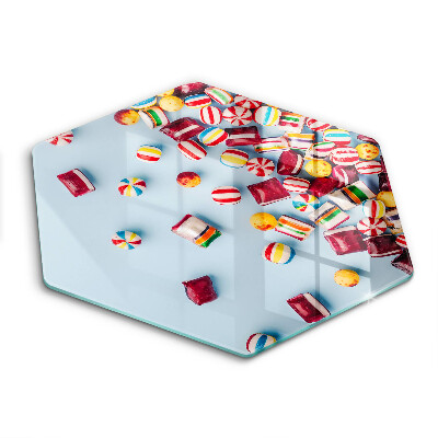 Tábua de corte Doces coloridos