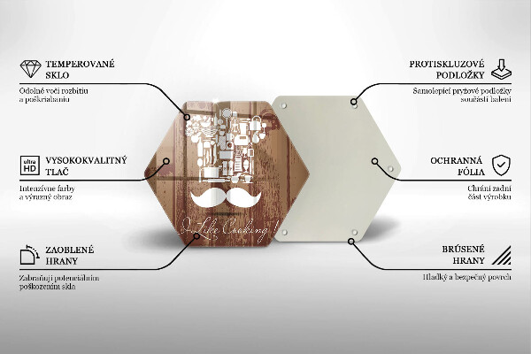 Tábua de cortar alimentos A inscrição eu gosto de cozinhar