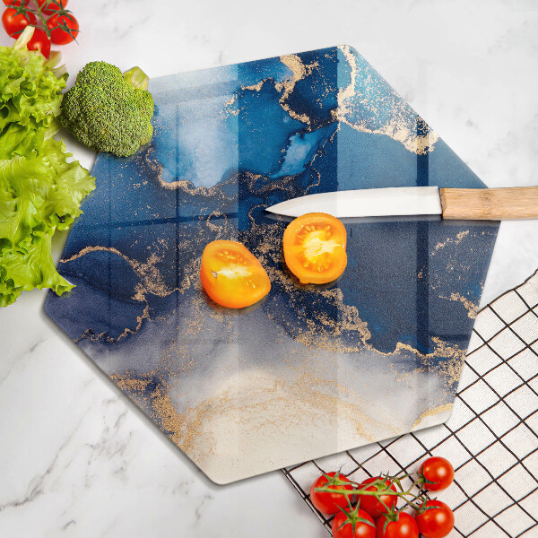 Tábua cozinha Abstração de mármore