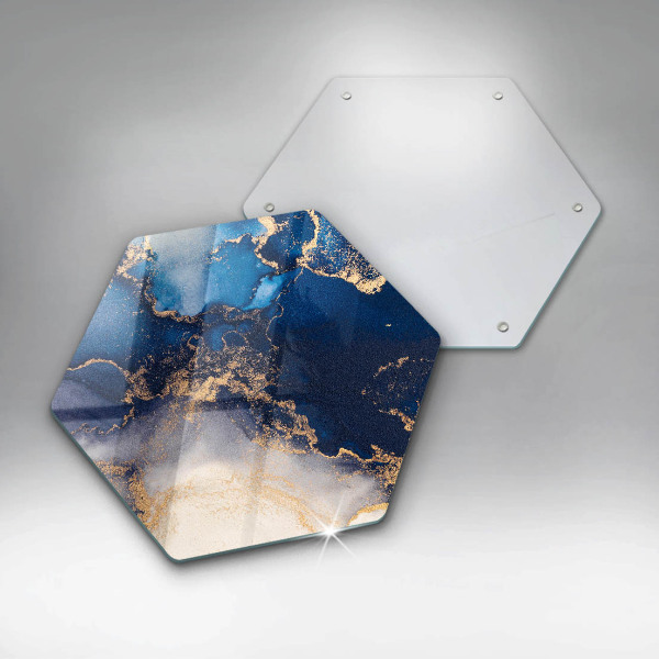 Tábua cozinha Abstração de mármore