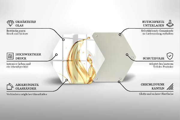 Tábua de vidro Azeite