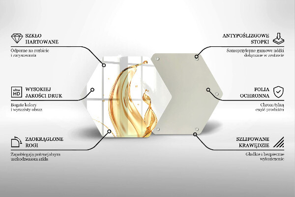 Tábua de vidro Azeite